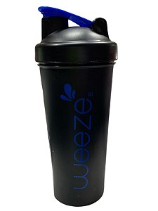 Coqueteleira Com Mola 600ml - PRETA AZUL ESCURO