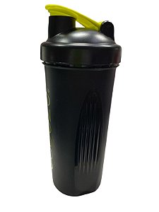 Coqueteleira Com Mola 400ML- PRETO COM VERDE
