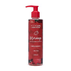 Gel de Limpeza Corporal MORANGO - MISS RÔSE