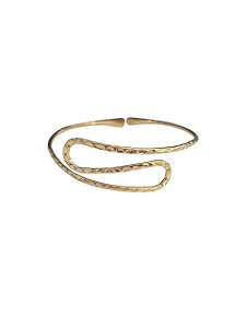 Bracelete Dourado com textura