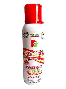 Tinta Spray Corpo e Cabelo - Vermelho