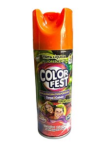 Tinta Spray Corpo e Cabelo - Laranja