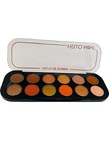 Paleta de Sombra Cintilante 12 Cores - Hello Mini COR 02