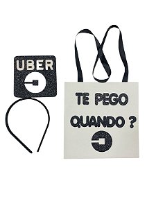 Arquinho e plaquinha Uber