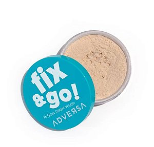 Pó Facial Fixador Vegano Fix & Go | ADVERSA