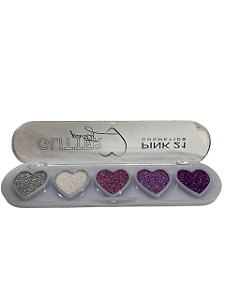 Paleta Glitter Prensado PARTY Cor 01 - Pink 21
