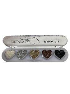 Paleta Glitter Prensado PARTY Cor 04 - Pink 21