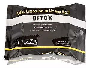 LENÇO DEMAQUILANTE DETOX  - FENZZA