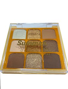 PALETA DE SOMBRA SUMMER TIME (01 Laranja) - FENZZA