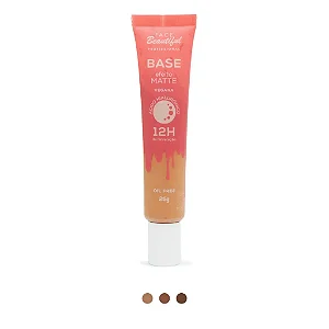 Base Efeito Matte 12h de hidratação Cor 07- Face Beautiful