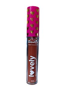 Batom Líquido Matte Vegano Lovely COR18- Face Beautiful