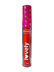 Batom Líquido Matte Vegano Lovely COR15- Face Beautiful