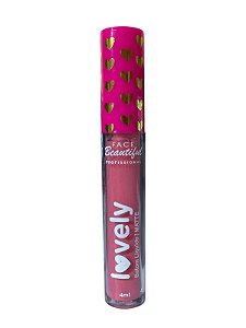 Batom Líquido Matte Vegano Lovely COR 13- Face Beautiful