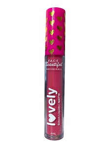 Batom Líquido Matte Vegano Lovely COR 14 - Face Beautiful