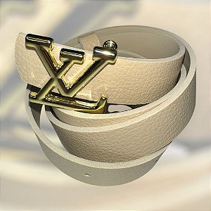 Cinto de grife -LOUIS VUITTON(Bege)