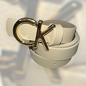 Cinto de grife -Calvin Klein(Bege)