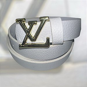 Cinto de grife -LOUIS VUITTON(Branco)