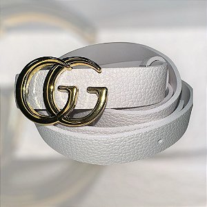 Cinto de grife -Gucci(Branco)