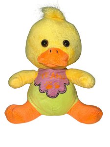 Pelúcia -Pato te amo na barriga