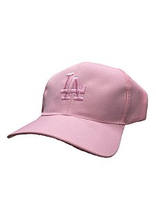 Boné inspirado na LA(logo rosa)-ROSA