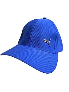 Boné inspirado na Puma Canelado(logo ao lado)- Azul