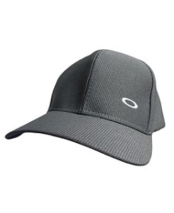 Boné inspirado na OAKLEY Canelado(logo ao lado)- CINZA