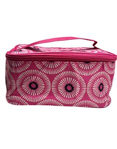 Bolsa Térmica - Rosa com círculos rosa