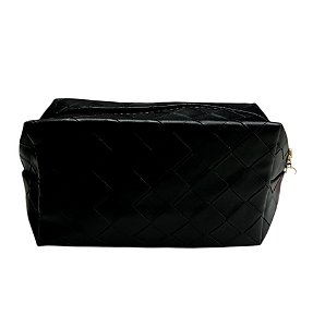 Necessaire Estojo com Textura - Preta