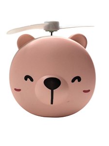 Gatinho 3 em 1 - Led - Ventilador - Espelho ROSA M1