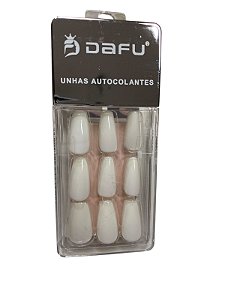 UNHA POSTIÇA BRANCA- PT01 - DAFU(24 UNIDADES)