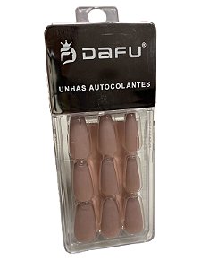 D UNHA POSTIÇA NUDE- PT10 - DAFU(24 UNIDADES)