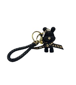CHAVEIRO CACHORRO TEXTURIZADO - PRETO