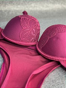 Conjunto de Lingerie | ROSA ESCURO