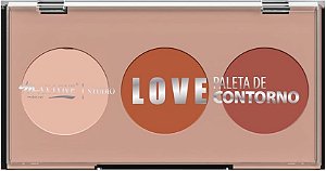 Paleta Contorno Trio de contorno  Max Love - Cor: 3