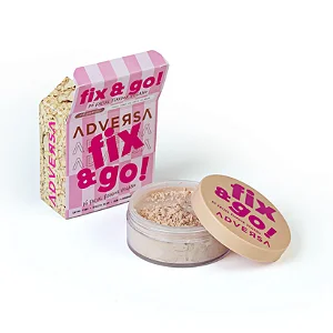 Pó Facial Fixador Vegano - Pêssego | ADVERSA