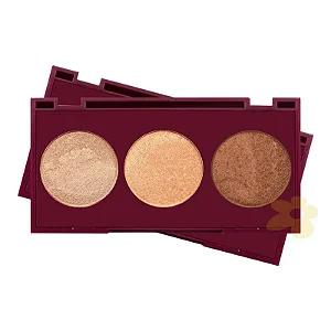 Trio De Iluminador Luxury - Face Beautiful