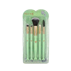 Kit de Pincéis com 5 unidades Coração MKP179 - MEILY´S