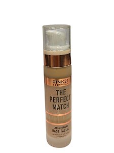 Base Facial The Perfect Match Cor 04 - Pink 21