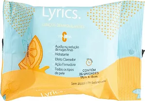 Lenço Demaquilante Vitamina C- Lyrics