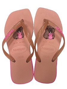 SANDÁLIA INSPIRAÇÃO HAVAIANAS - CAPIVARA ROSA