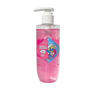 Sabonete Hidratante Mãos e Corpo 230ml - Smurfs Rosa - Mia Make