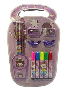 Kit Escolar Completo -Lilas