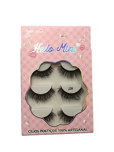 Cartela De Cílios Postiço - J36 | Hello Mini