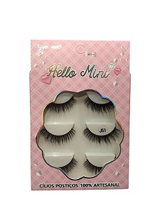 Cartela De Cílios Postiço - J51 | Hello Mini