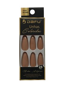 Unha Amendoada NUDE  (Caixa preta) - DAFU