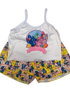 Pijama - Stitch | Amarelo