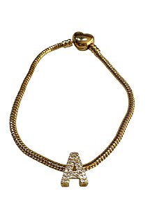 Pulseira Inspiração Pandora - Dourado | A