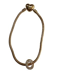 Pulseira Inspiração Pandora - Dourado | C