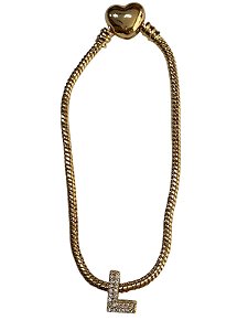Pulseira Inspiração Pandora - Dourado | L