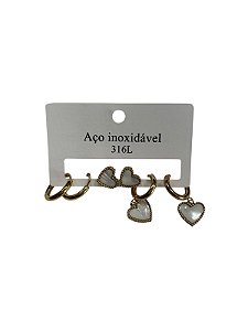 KIT DE BRINCO AB 5 - DOURADO(BRANCO)